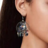 Wholesale Vintage Dreamcatcher Wolf Head Acrylic Earrings