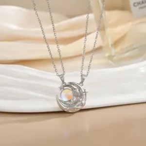 Magnetic Couple Necklace Xl0284g