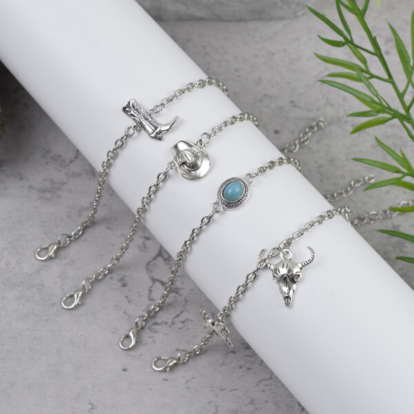 Wholesale Retro Western Cowboy Style Set Bracelet