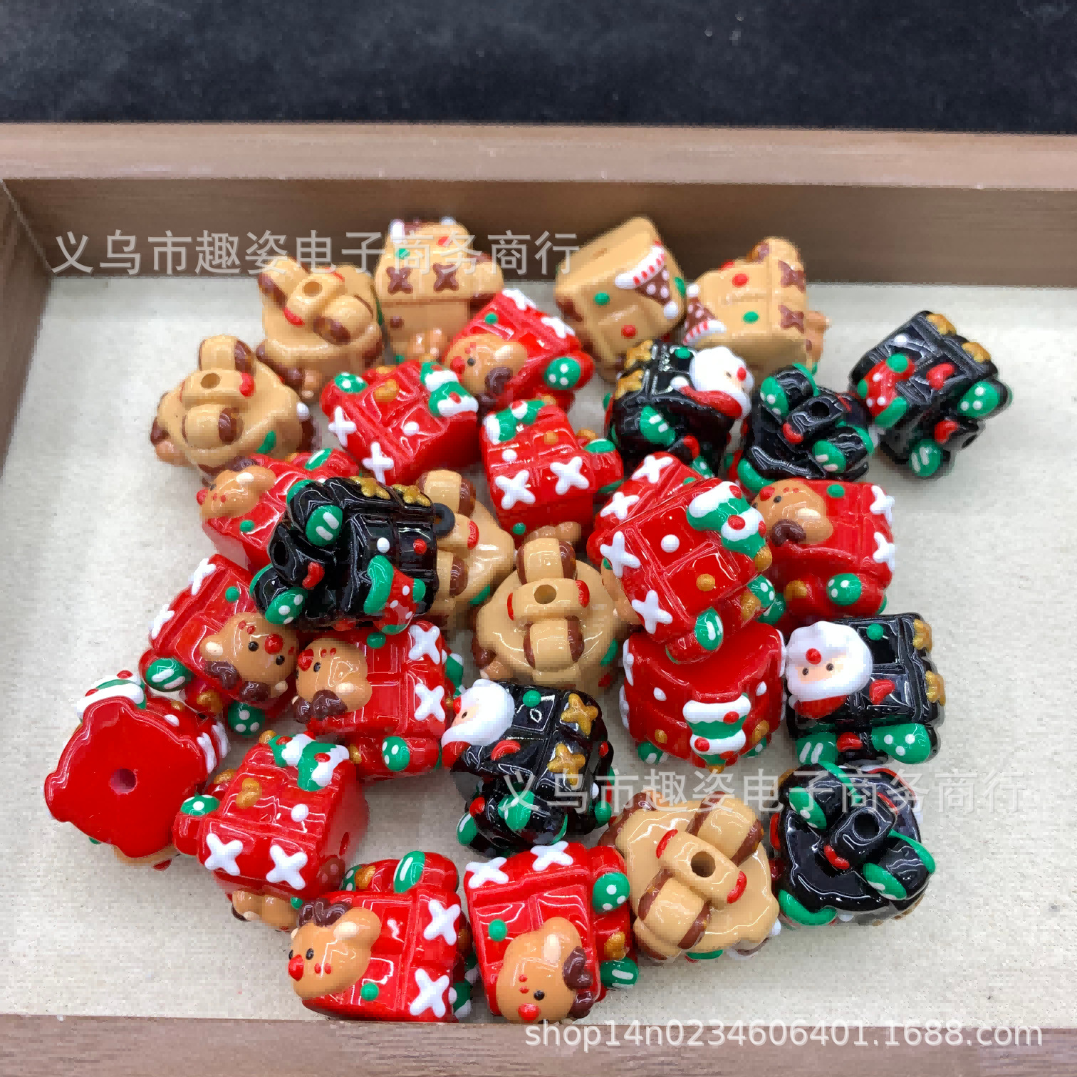 Wholesale Christmas gift box beading