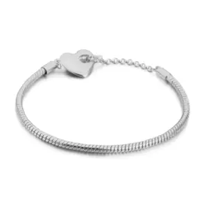 Silver: Love T Buckle / 19cm