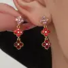 18K Gold Plated 304 Stainless Steel Vacuum Electroplating (In Furnace) Zircon Geometric Pattern (Jewelry) Waterproof Non-Fading CNC Claw Setting Luxurious Chain Bracelet Necklace Jewelry Set For Women