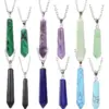 Wholesale Simple Style Leaf Agate Pendant Necklace In Bulk