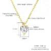 Wholesale Fashion Heart Shape Copper Inlay Zircon Pendant Necklace 1 Piece