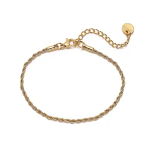 Gold 2mm Bracelet