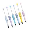 Wholesale DIY Sun Moon Star Beaded Pen Multicolor Sequin Ins Small Star Beaded Ballpoint Pen Handmade Patch Rotating Cute Pen