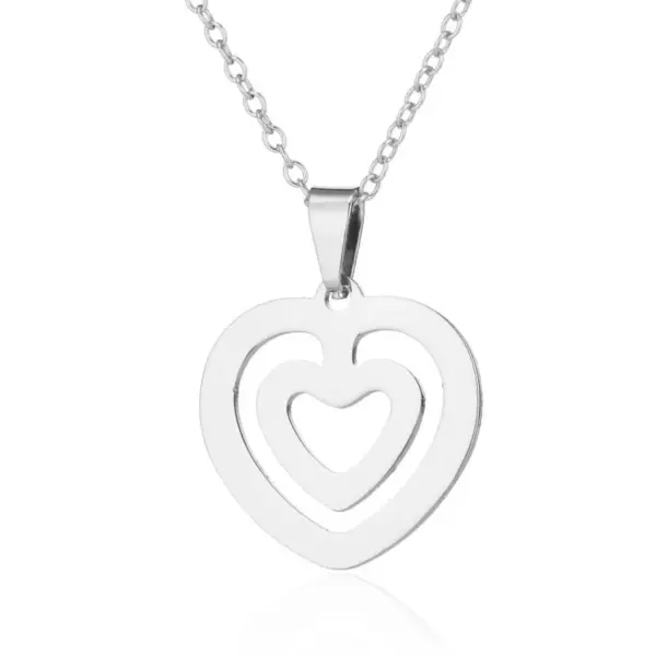 PVD Coated 18K Gold Real Gold Plated nut Tree Heart Shape 201 Stainless Steel Fashion Waterproof Non Tarnish Jewelry Set