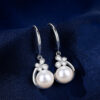 Wholesale Butterfly Necklace Earrings Pearl Jewelry Set