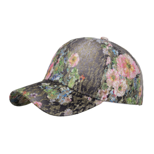 Wholesale Cross-border supply outdoor lace flower embroidered gold line baseball cap summer sun hat B1013