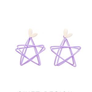 Purple Stud Earrings