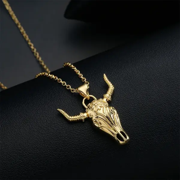 Wholesale Fashion Geometric Copper Pendant Necklace In Bulk