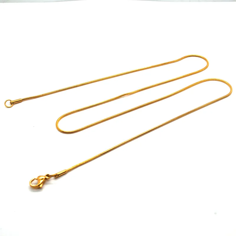 Wholesale Geometric Snake Titanium Steel Fashion Necklace