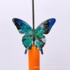 oly-84649e62f802c96d820b05f5ffe239e6 Wholesale 3. Printed Simulation Butterfly Vertical Hole Loose Beads