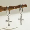 304 Stainless Steel Copper 18K Gold Plated Cross Zircon Copper Necklaces