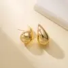 1 Pair Simple Style Water oplets Plating Stainless Steel Ear Studs