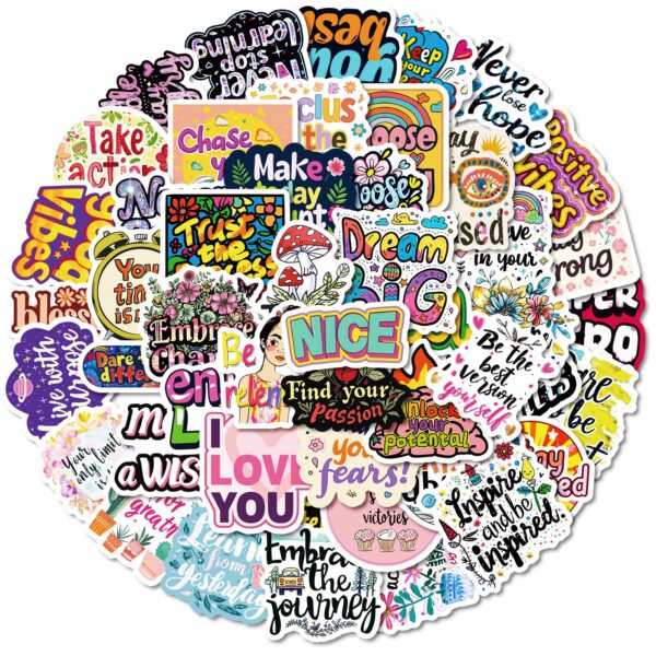 Wholesale 50PCS/PACK Inspirational English Graffiti Stickers