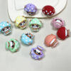 Wholesale 3D Glue Macaron Color Stereo Mushroom DIY Beads