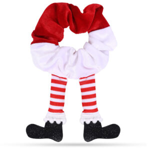 Red and white hair circle