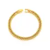304 Stainless Steel Geometric Electroplated 18K Real Gold Plated Basic Simple Style Waterproof Non Tarnish Plating Bracelets