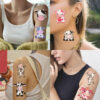 Wholesale Cross-border New Color Cow Tattoo Sticker Waterproof Party Gift Funny Fun Face Sticker Cross-border