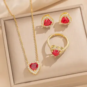8852 Ruby Love Three-Piece Set