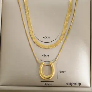 Double-Layer U-Shaped / Gold