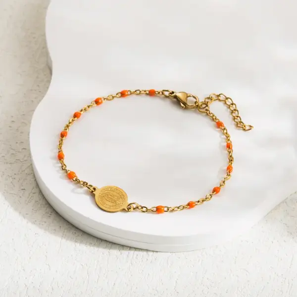 Ethnic Style Virgin Mary 304 Stainless Steel Stainless Steel Bracelets In Bulk