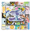 Wholesale 50 graffiti cartoon VSCO style fresh luggage tablet computer piano waterproof stickers car decorative stickers