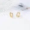 PVD Coated 18K Gold Platinum Real Gold Plated Geometric 304 Stainless Steel Simple Style Classic Style Waterproof Non Tarnish Earrings