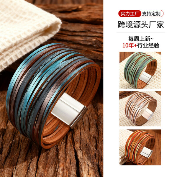 oly-84b20a23da30418943d3692c29d589c6 Wholesale Color-blocked embossed bracelet