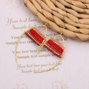 Style 8 (with the Same Earrings for Sale)-Asymmetric [Red]