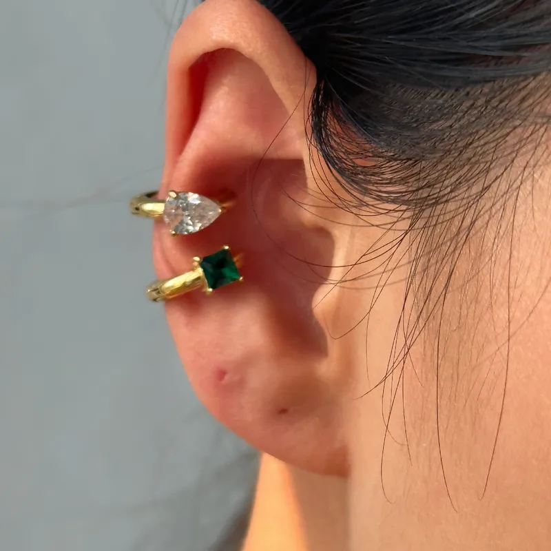 Wholesale 1 Pair Simple Style Square Inlay Titanium Steel Zircon Earrings