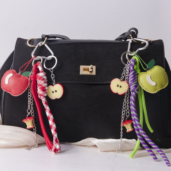 Wholesale Apple bag pendant keychain