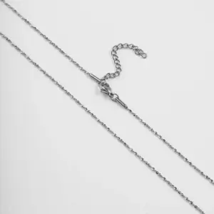 1.2mm Steel Color Gypsophila Chain / 40 5cm Extension Chain