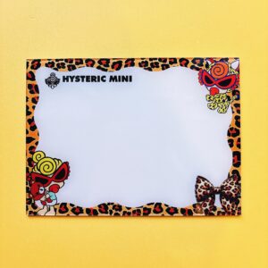 L014-black super pacifier-leopard print 15cm*11cm