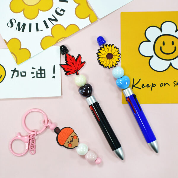 oly-84cc7ec15f1de151830fd4ba965bb209 Wholesale Thanksgiving-themed cartoon soft rubber beads