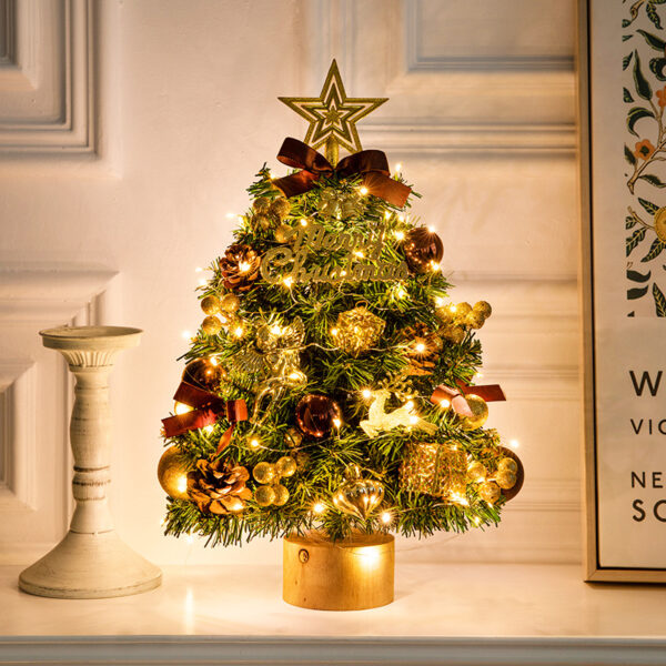 oly-84d6f330df4cacdf7055ec248c00e20b Wholesale Christmas new small red desktop Christmas tree stake ornaments diy material bag decoration Christmas