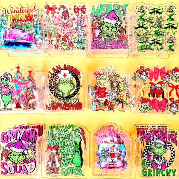 Wholesale Acrylic Pen Holder/Pen Case Christmas Transformation - Cross-border TK US Hot Selling Item - Japan 10cm