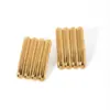 Wholesale 304 Stainless Steel Rectangle PVD Coated 18K Gold Plated IG Style Gold Ear Studs