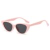 Wholesale Fashion trend high-end all-match sunglasses men's pink cat's eye sunglasses women's brown glasses 1063