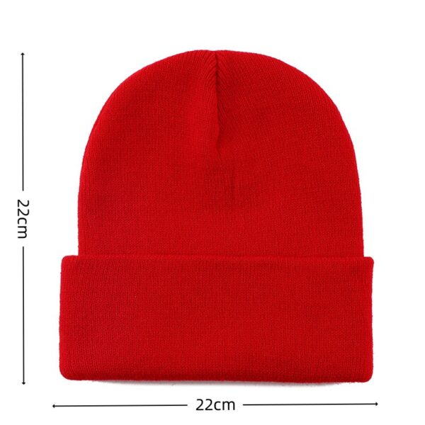 Wholesale Solid color knit hat, basic style beanie