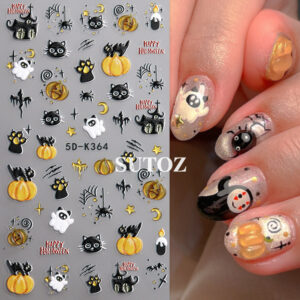 Wholesale DIY Wraps For Craft Halloween nail art stickers