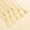Wholesale Foreign Trade New Fashion 12 Constellation Necklace Europe And America Creative Diamond Titanium Steel Necklace Ornament Wholesale