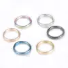 Wholesale Simple Style Round Stainless Steel Plating Nose Ring 1 Piece Nose Pin