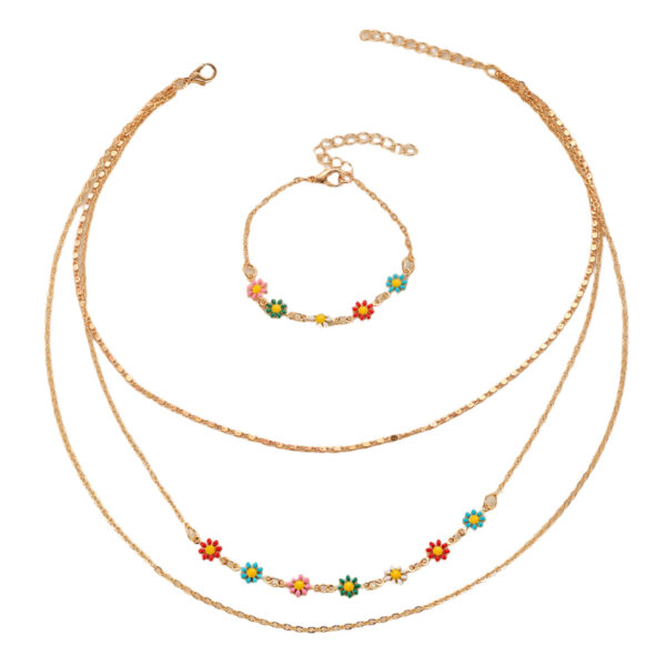 Wholesale Fresh Daisy Flower Necklace