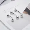 Geometric Pattern 303 Stainless Steel Titanium Steel Ear Nose Piercing Jewelry Vacuum Gold Plated Body Art Decoration U-shaped Fashion Accessories