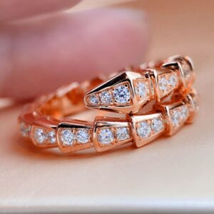 Snake Ring [rose gold]] / Adjustable opening