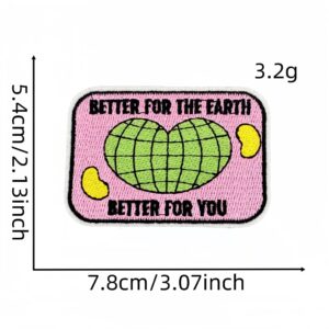 Green plant cloth stickers 16#