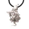 Wholesale Cross-border Hot Retro Long Hair Witch Necklace Sun Moon Witch Pendant European and American Popular Jewelry Manufacturers Direct Supply