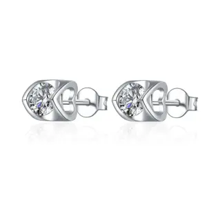 Angel Kiss Stud Earrings 1 Karat